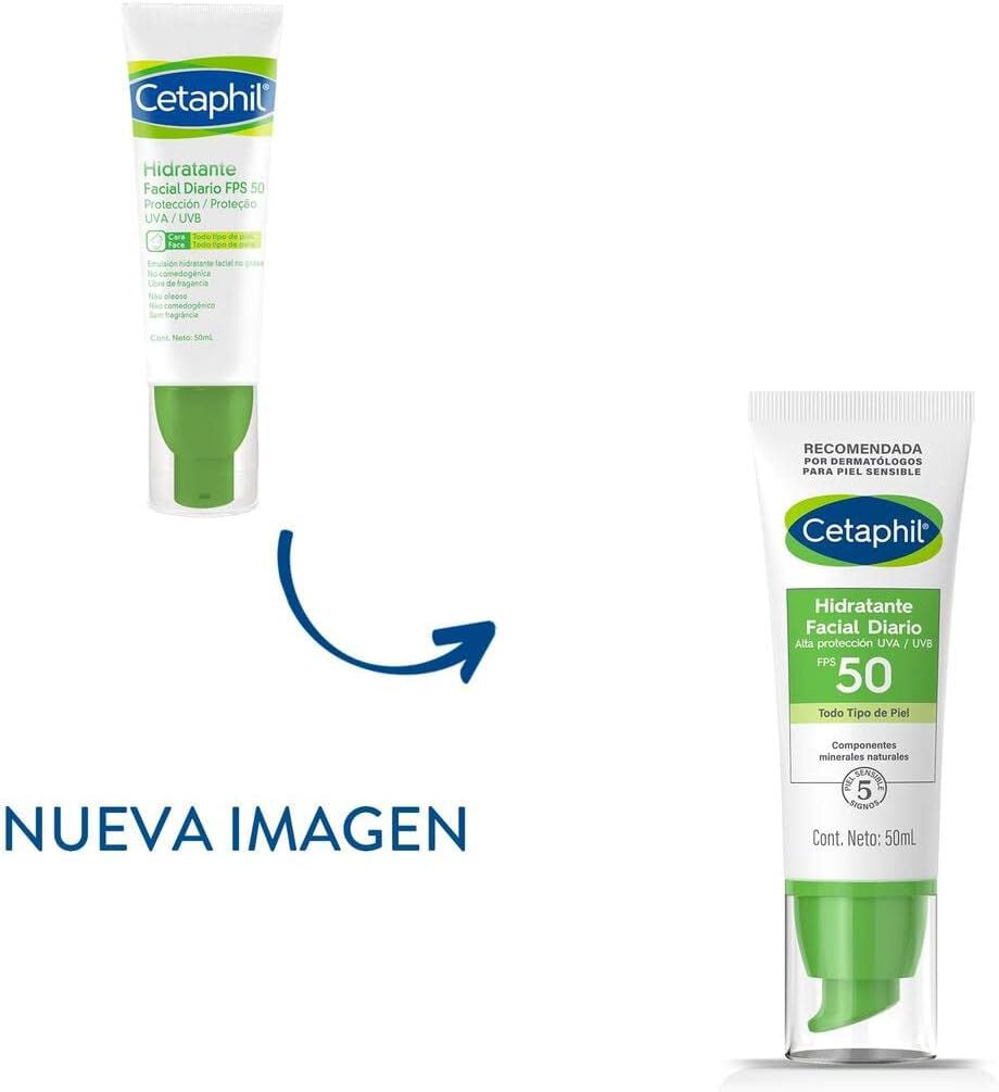 CETAPHIL Hidratante Facial Diario FPS 50+