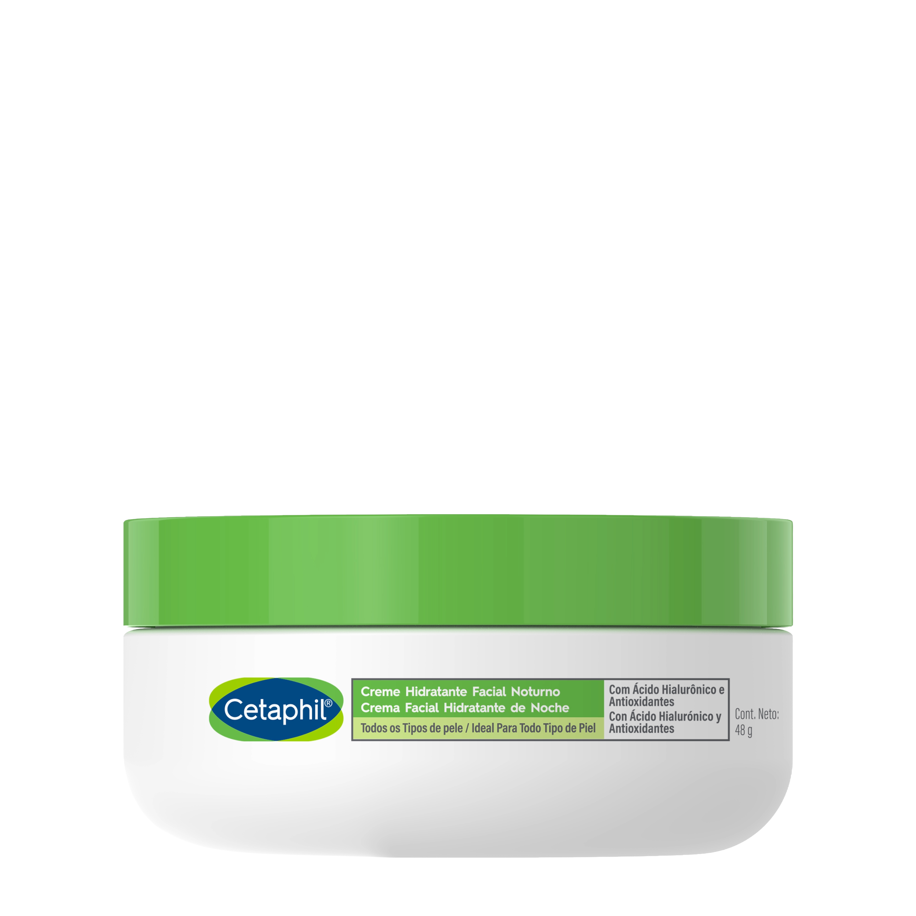 CETAPHIL Crema Facial Hidratante Noche con &Aacute;cido Hialur&oacute;nico