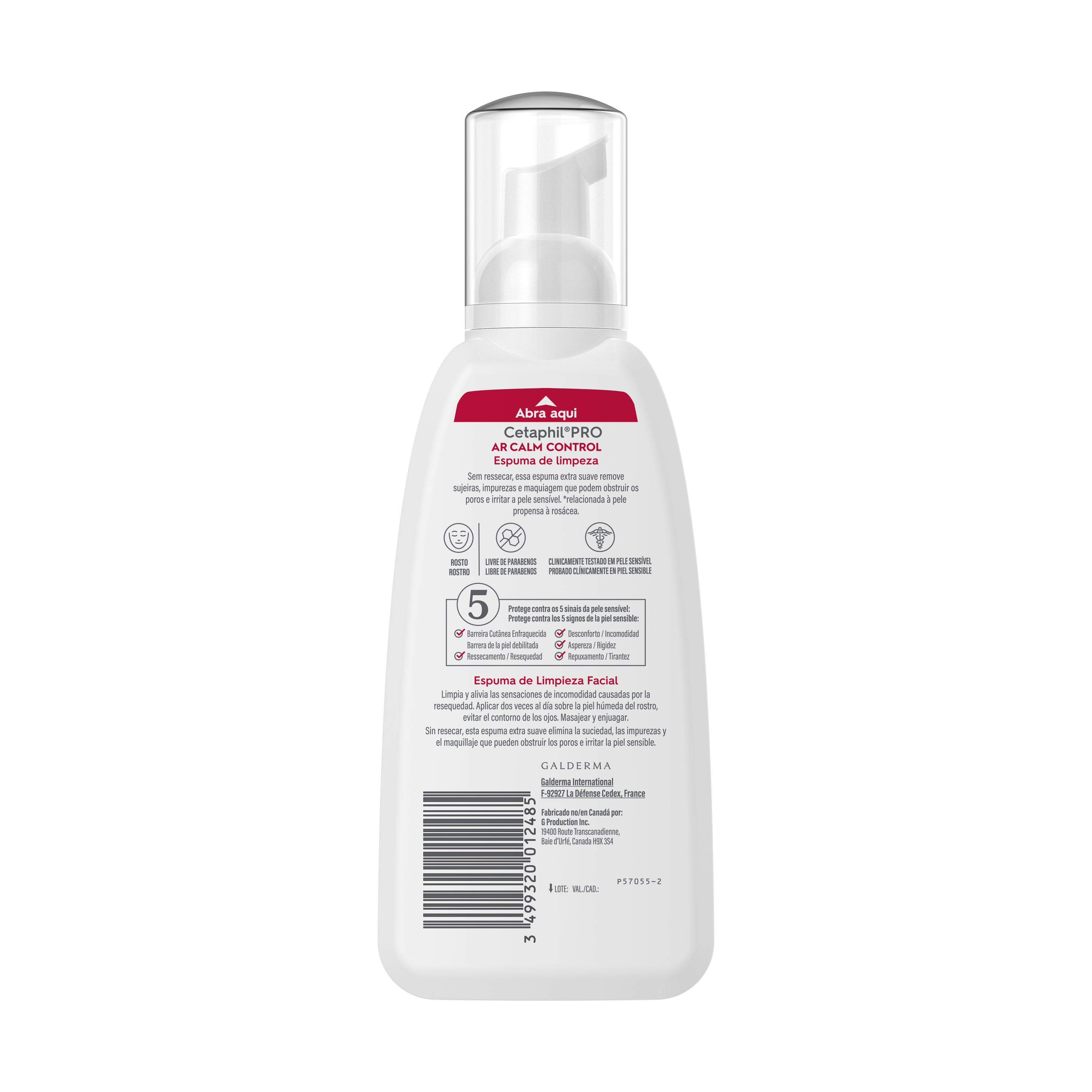 CETAPHIL PRO AR Calm Control Espuma de Limpieza