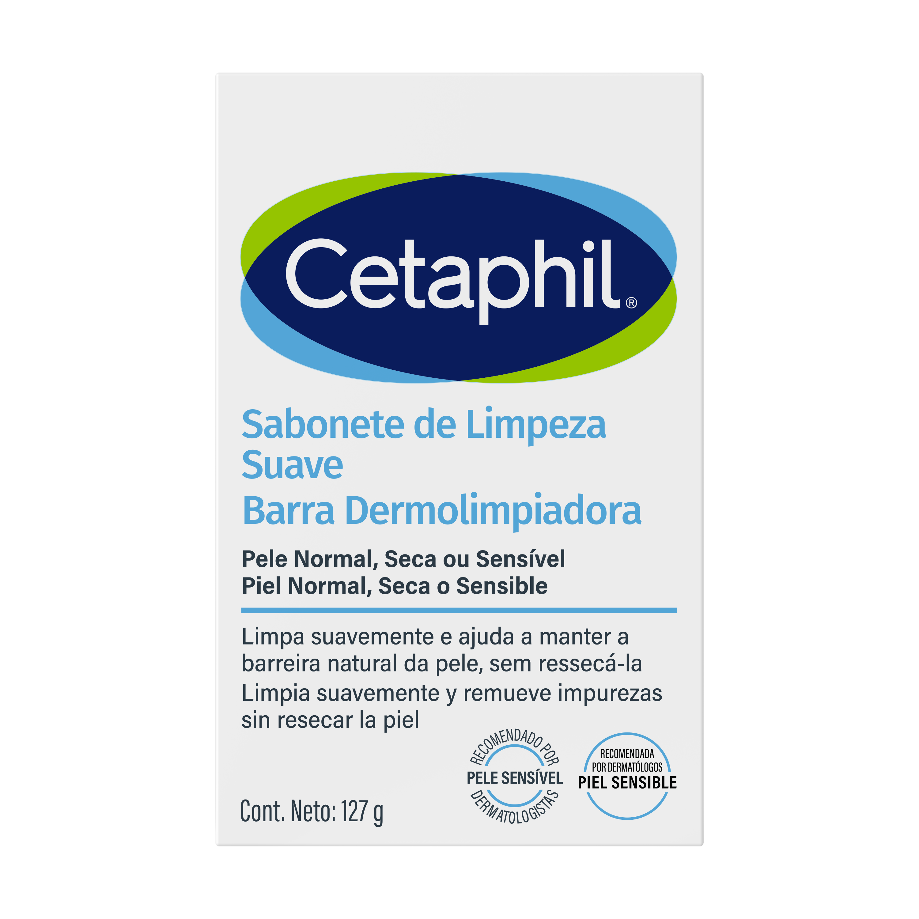 CETAPHIL Barra Dermolimpiadora de Limpieza Suave