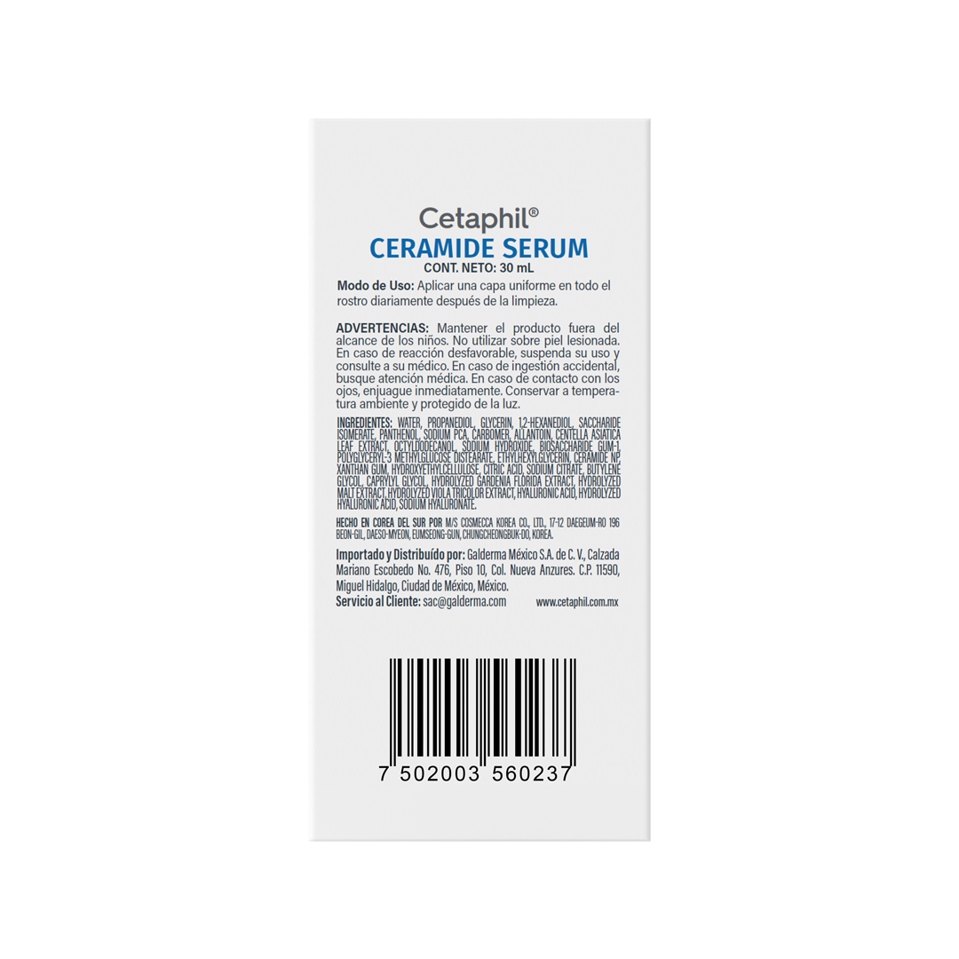 CETAPHIL Serum de Ceramidas (30 ml) con Ceramidas, Centella Asi&aacute;tica (CICA) y Alanto&iacute;na