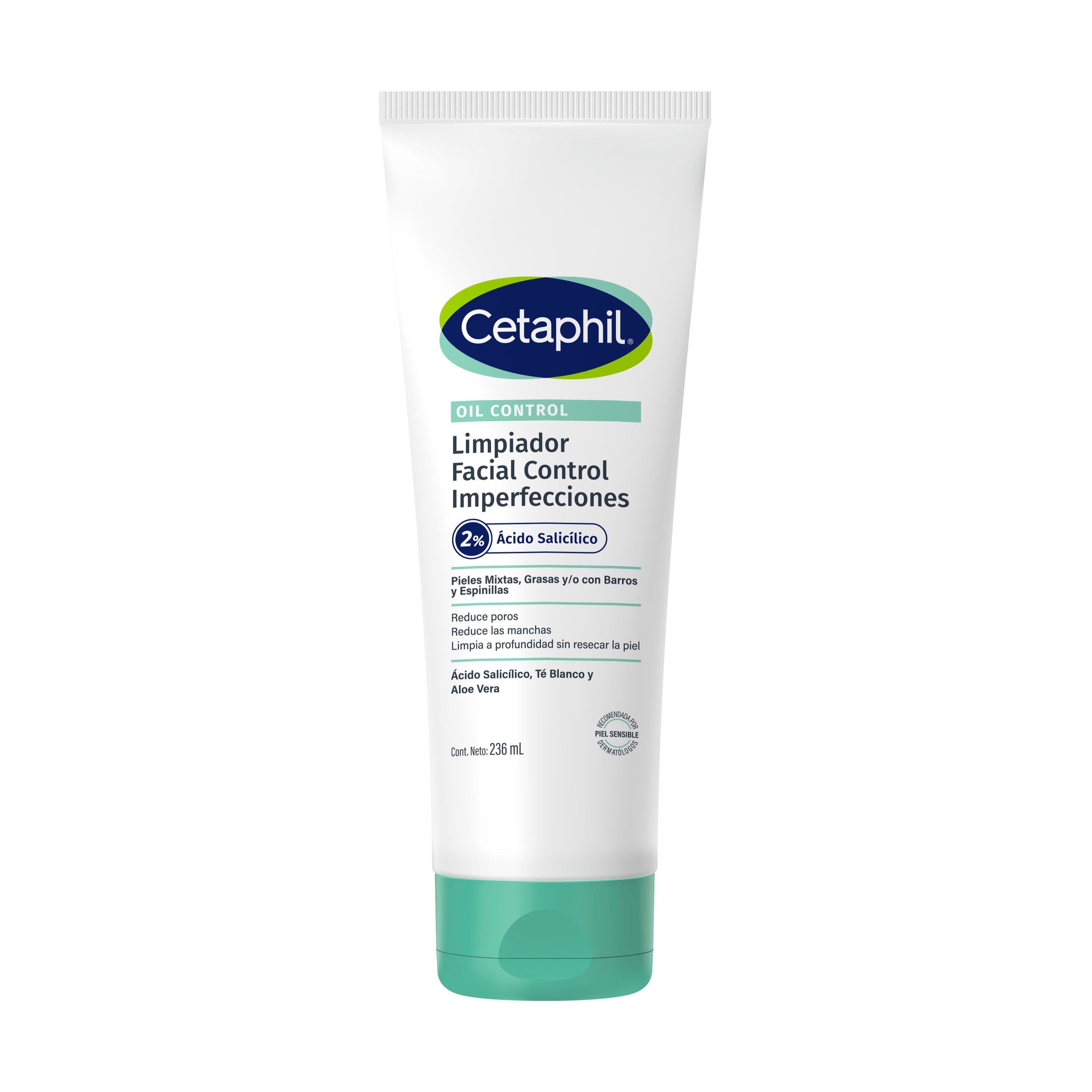CETAPHIL Oil Control Limpiador Facial Control Imperfecciones 236ml