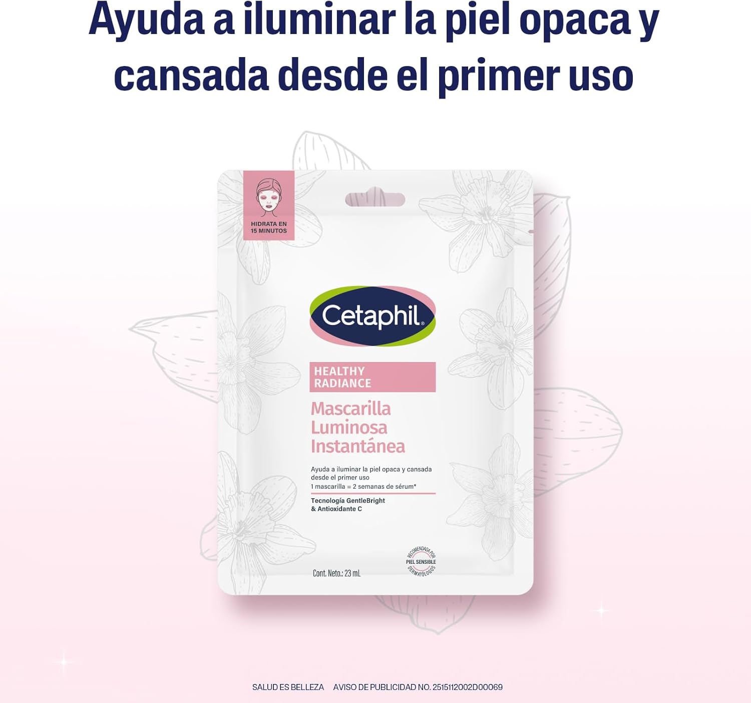 CETAPHIL Healthy Radiance Mascarilla Luminosa Instant&aacute;nea (138ml)