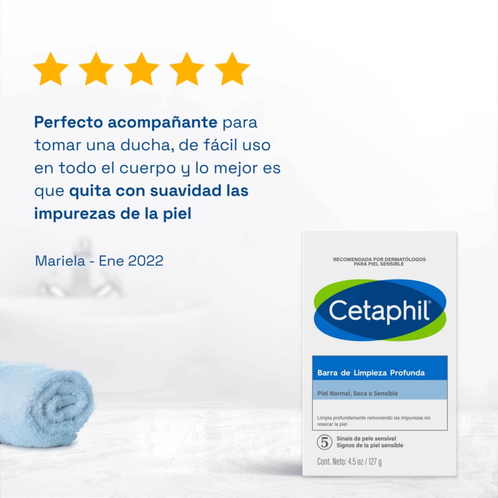 CETAPHIL Barra de Limpieza Profunda